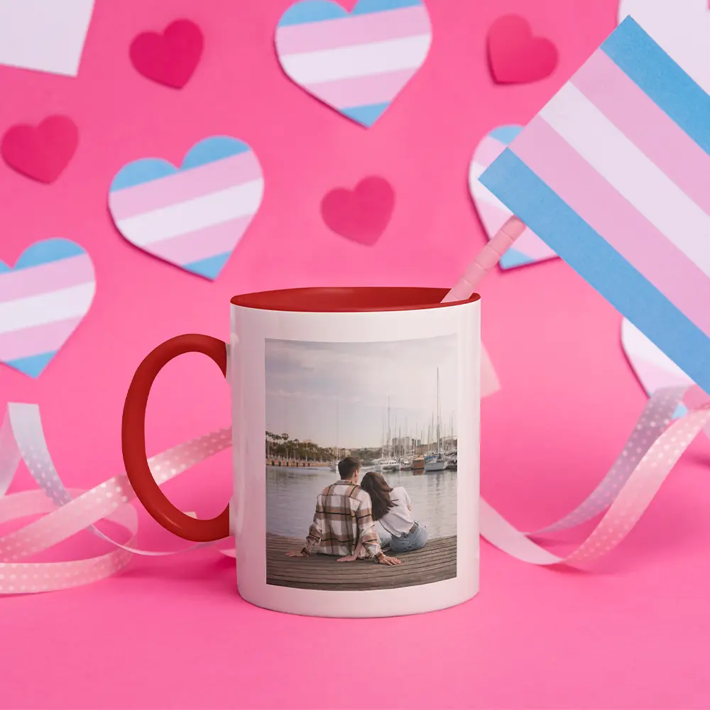 Mug en céramique coloré personnalisé