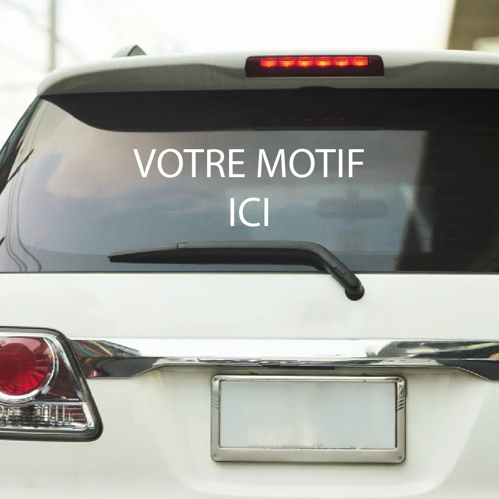 Stickers voiture personnalisé