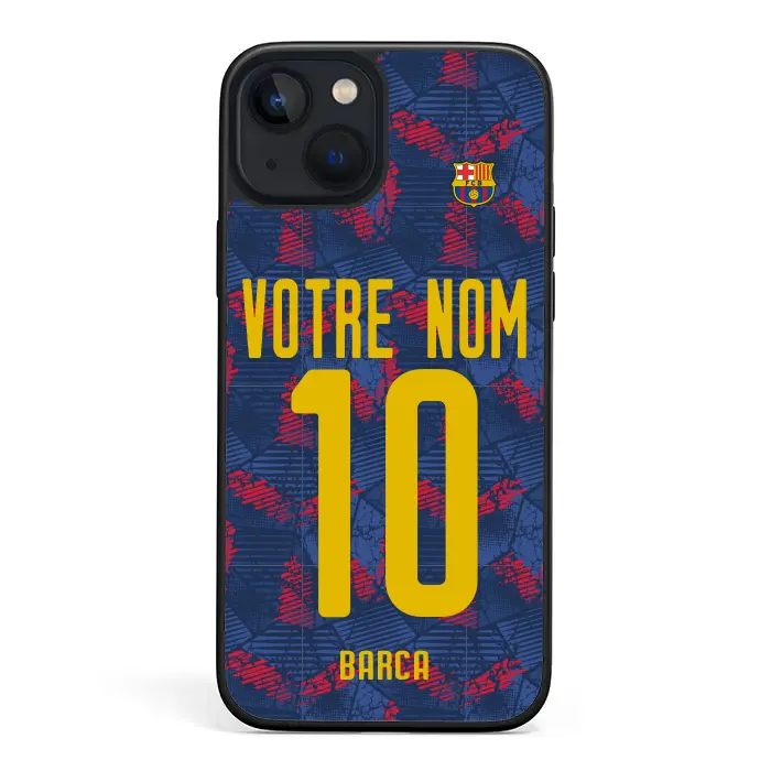 Coque de foot du FCB personnalisable