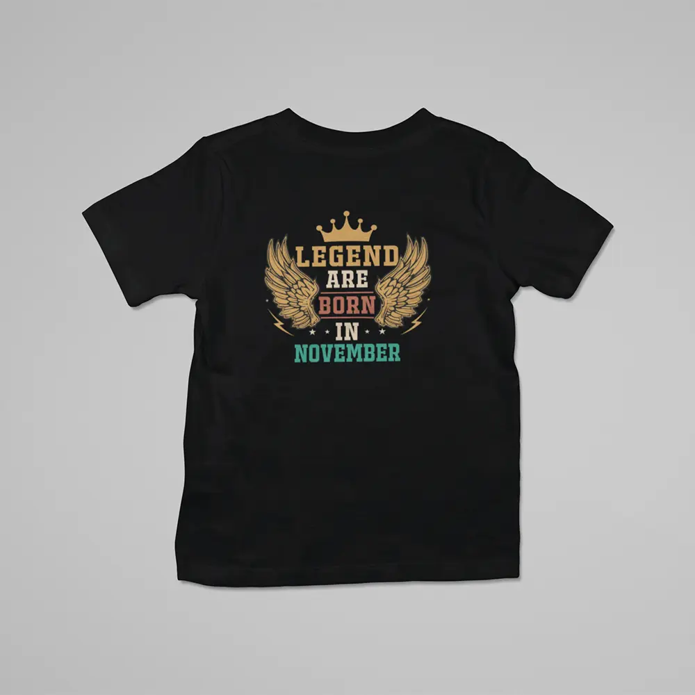 T-shirt Anniversaire Personnalisé Legends Are Born In