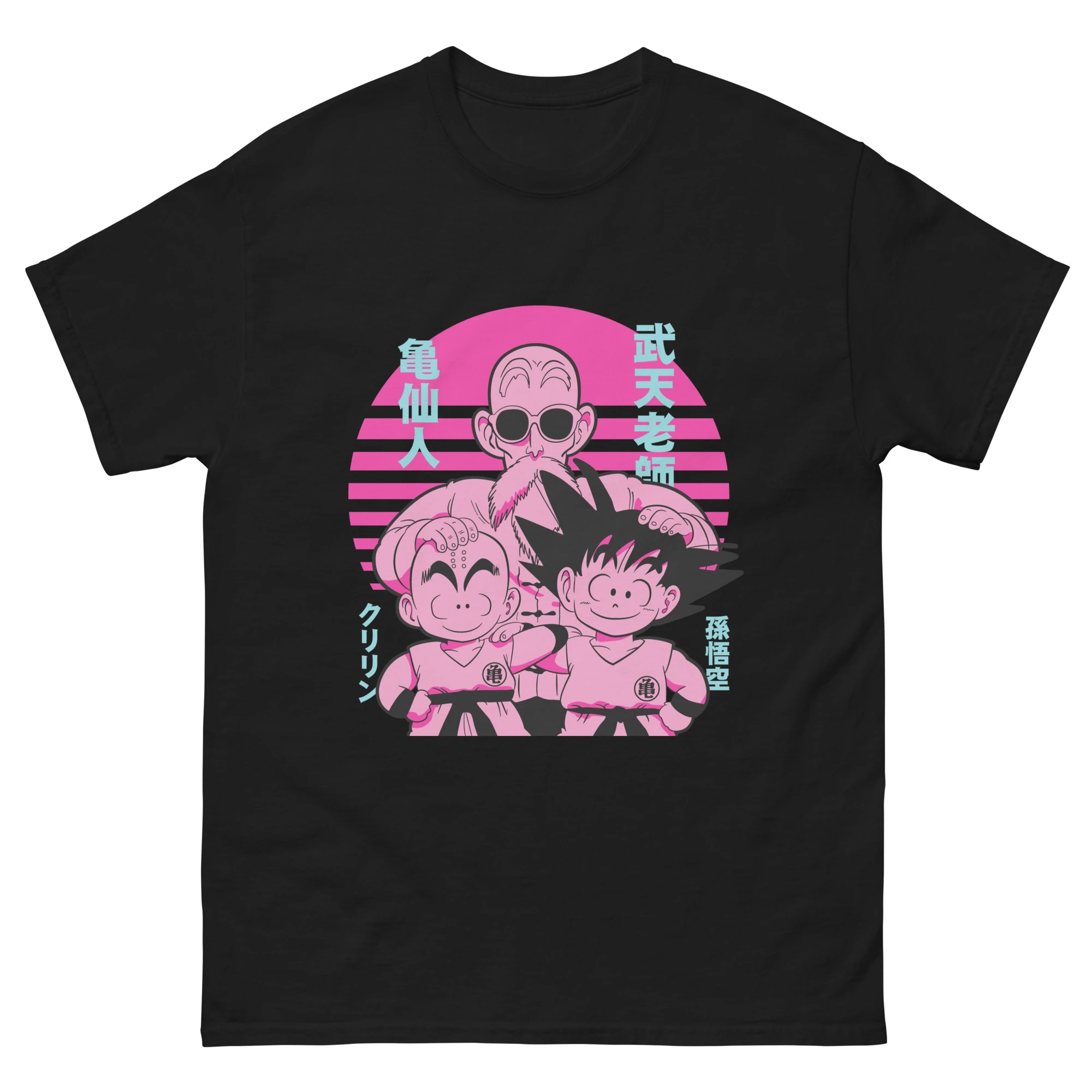T-shirt Goku, Krillin & Roshi - Dragon ball