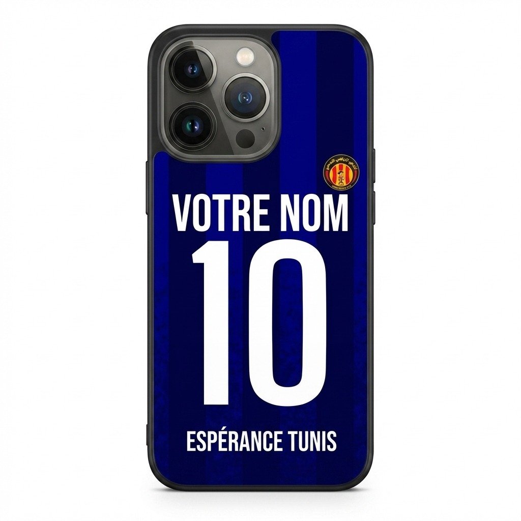 Coque de foot Esperance Tunis personnalisable
